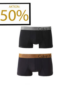 Calvin Klein CK Gift-Set Men 2-Pack Low Rise Trunk Bold Holiday Micro silber/gold XL