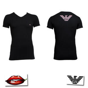 T-Shirt V-Neck Emporio Armani