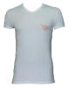 T-Shirt V-Neck Emporio Armani S schwarz Logo nur Vorn