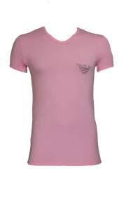 T-Shirt V-Neck Emporio Armani XL grau Logo hinten