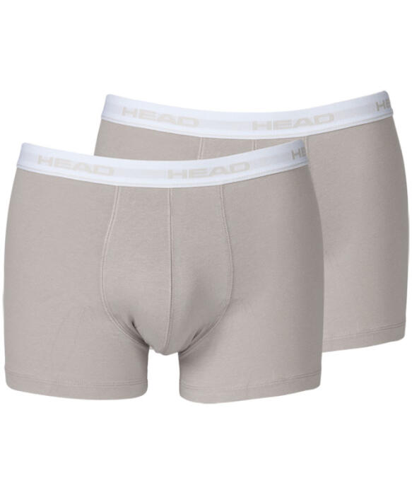 HEAD 2er Pack Boxer Short grau