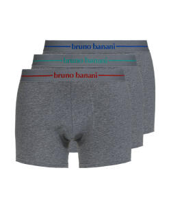 bruno banani 3er Pack Shorts Power Cotton S weiß 2er