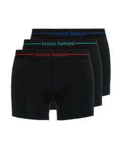 bruno banani 3er Pack Shorts Power Cotton S grau 2er