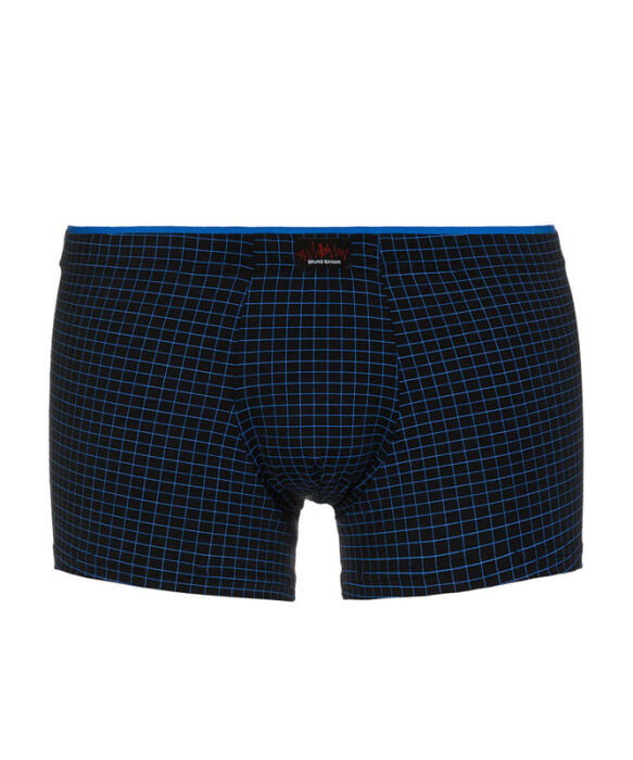 bruno banani Short Matrix schwarz blau