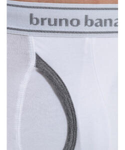 bruno banani 2er Pack Short long line weiß
