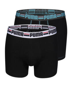 Puma 2er Pack Boxer Short BRAND schwarz