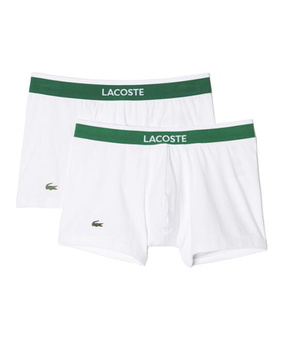 LACOSTE 2er Pack Short Trunk weiß