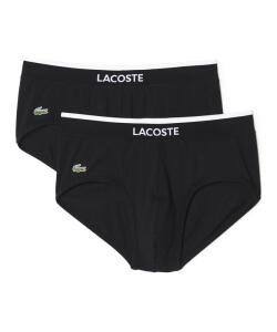 LACOSTE 2er Pack Slip Brief schwarz