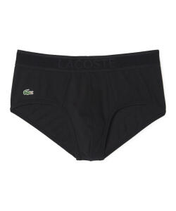 LACOSTE Slip Brief PIQUE schwarz