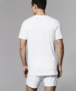 LACOSTE 3er Pack V-Neck T-Shirt ESSENTIALS weiß XL