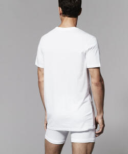 LACOSTE 3er Pack Rundhals T-Shirt ESSENTIALS weiß XL
