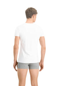 Puma 2er Pack Rundhals T-Shirt weiß XL