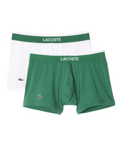 LACOSTE 2er Pack Short Trunk grün weiß XL