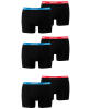 HEAD 6er Pack Boxer Short schwarz rot blau 505 S
