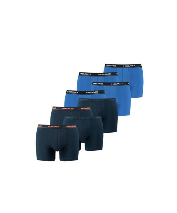 HEAD 8er Pack Boxer Short blau + peacoat