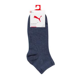 Puma 3 Paar Quarter Socken Unisex denim 460