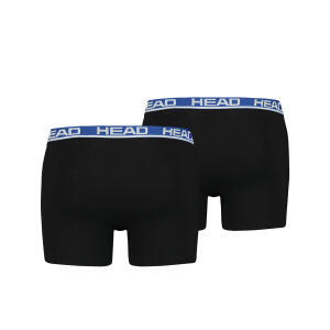 HEAD Boxershort black Bund blau 008