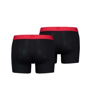 LEVIS Boxershort Solid Boxer black red 008