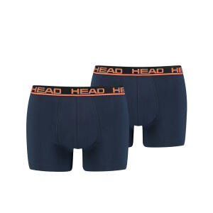 HEAD Boxershort blue orange 010 2er Pack M