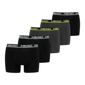 HEAD 5er Pack Boxer Short black / phantom 021