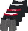 LEVIS 5er Pack Solid Boxer Original Cotton