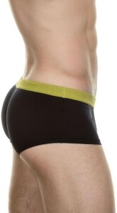 bruno banani Hipshort Uni District schwarz gelb