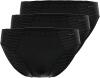 Ammann - Cotton & More - Herren Slip/Unterhose - 3er Pack (6, 3 X Schwarz)