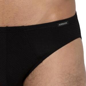 Ammann - Cotton & More - Mini-Slip - 3er Pack (9 Schwarz)
