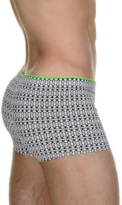 bruno banani Short Allover Mirror Frog weiß