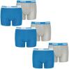 PUMA 6 er Pack Boxer Boxershorts Jungen Kinder Unterhose Unterwäsche