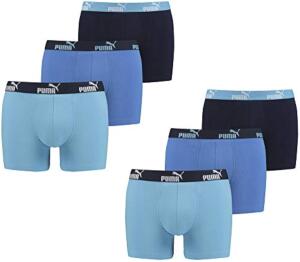 PUMA 6 er Pack Boxer Boxershorts Herren Unterwäsche...