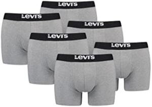Levis Herren Boxershorts Boxer Brief Unterhosen 905001001 6er Pack