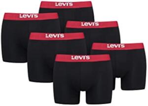 Levis Herren Boxershorts Boxer Brief Unterhosen 905001001 6er Pack