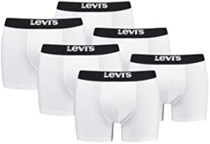 Levis Herren Boxershorts Boxer Brief Unterhosen 905001001 6er Pack