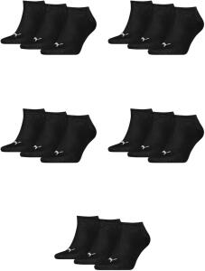 PUMA 15 Paar Sneaker Invisible Socken Gr. 35-49 Unisex...
