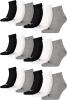 PUMA Unisex Quarters Socken Sportsocken 18 Paar -882 grey/white/black, 35-38
