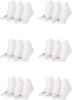 PUMA 18 Paar Unisex Quarter Socken Sneaker Gr. 35-49 für Damen Herren Füßlinge, Farbe:300 - white, Socken & Strümpfe:35-38