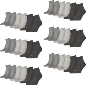 PUMA 18 Paar Unisex Quarter Socken Sneaker Gr. 35-49...