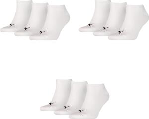 PUMA 9 Paar Sneaker Invisible Socken Gr. 35-49 Unisex...