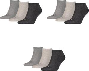 PUMA 9 Paar Sneaker Invisible Socken Gr. 35-49 Unisex...