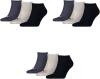 PUMA 9 Paar Sneaker Invisible Socken Gr. 35-49 Unisex für Damen Herren Füßlinge, Farbe:532 - navy/grey/nightshadow b, Socken & Strümpfe:39-42