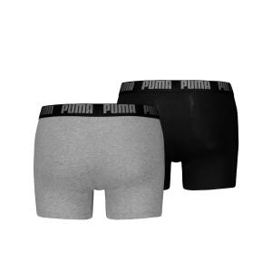 PUMA BASIC BOXER Grey melange / Black 003