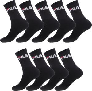 FILA Herren Fila/Am/Tnx9 Sportsocken, Schwarz (Noir N -...