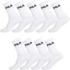 Fila Herren Sportsocken FILA/AM/TNX9 (9er Pack), Weiß, 43/46