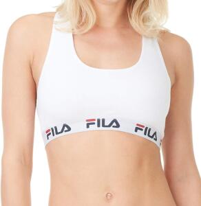 FILA Damen Sport-BH Baumwolle (M, weiß)