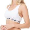 FILA Damen Sport-BH Baumwolle (M, weiß)