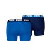 HEAD Herren-Boxershort Basic, 12er-Pack Medium 493 - Peacoat/Orange