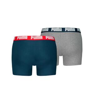 PUMA BASIC BOXER Navy / Grey melange 006