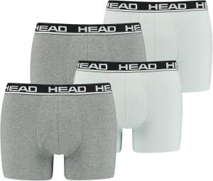 HEAD Herren Boxershorts 841001001 4er Pack, Farbe:012 -...