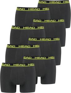 HEAD Herren Boxershorts Unterwäsche 8P (Phantom/Lime...